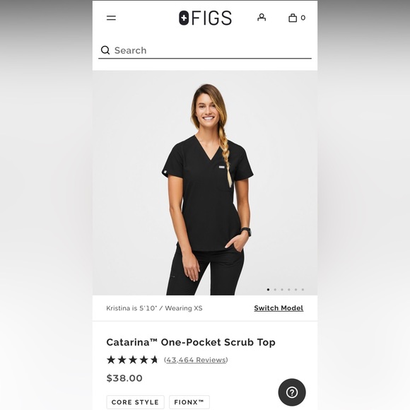 FIGS Scrub Top - Picture 4 of 8